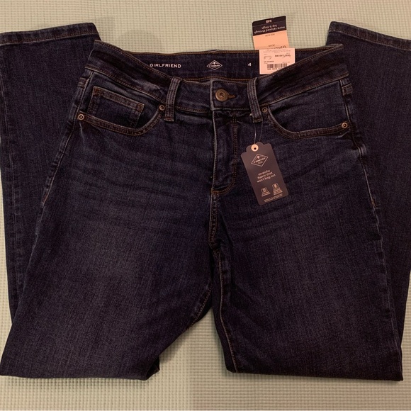 St. John's Bay Denim - St. John's Bay Womens Mid Rise Girlfriend Jean